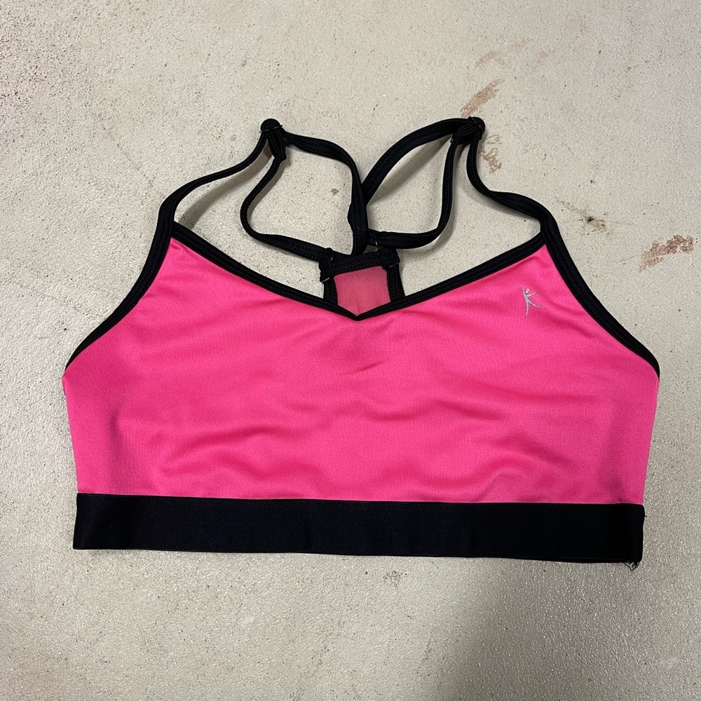 Pink Sports Bra (No Cups)